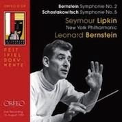 Bernstein: Symphony No 2; Shostakovich: Symphony No 5 / Bernstein, New York Philharmonic