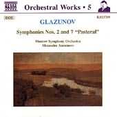 Orchestral Works Vol 5 - Glazunov: Symphonies No 2 & 7 / Anissimov, Moscow Symphony