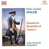 Soler: Sonatas For Harpsichord Vol 5 / Gilbert Rowland