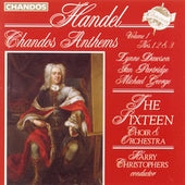 Handel: Chandos Anthems Vol 1 / Christophers, The Sixteen