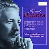 Rubbra : Symphonies 3 & 4 / Del Mar, Philharmonia