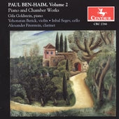 Ben-haim: Piano & Chamber Works Vol 2 / Goldstein, Et Al