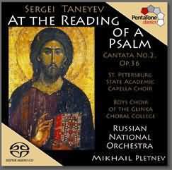 Taneyev: At The Reading Of A Psalm / Pletnev, Et Al
