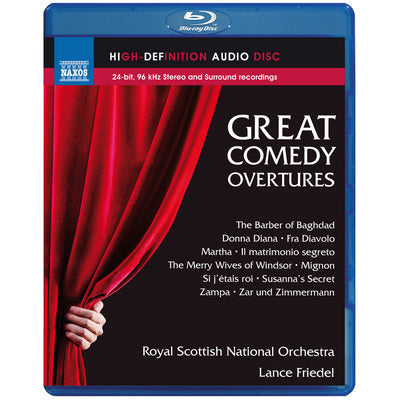 Great Comedy Overtures  / Friedel,   Scottish National Orchestra [blu-ray Audio]