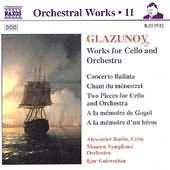 Orchestral Works Vol 11 - Glazunov: Cello And Orchestra