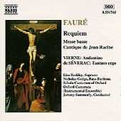 Fauré: Requiem, Etc / Summerly, Beckley, Gedge, Et Al