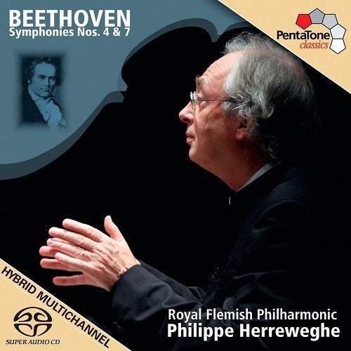 Beethoven: Symphonies No 4 & 7 / Herreweghe, Royal Flemish Philharmonic