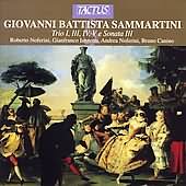 Sammartini: Trio Sonatas / Noferini, Iannetta, Canino