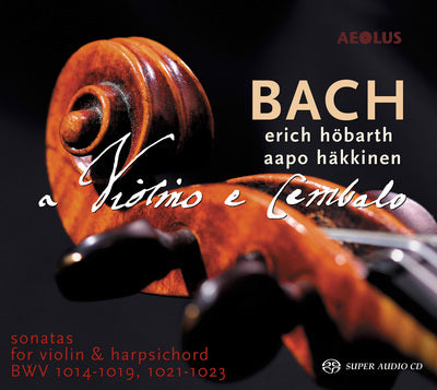 Bach: Sonatas For Violin & Harpsichord / Hobarth, Hakkinen