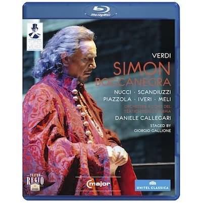 Verdi: Simon Boccanegra  / Callegari, Nucci, Scandiuzzi, Piazzola, Pecchioli [blu-ray]