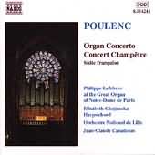 Poulenc: Organ Concerto, Concert Champêtre, Etc / Lefebvre