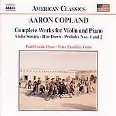American Classics - Copland: Works For Violin And Piano