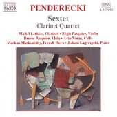 Penderecki: Sextet, Clarinet Quartet, Etc / Lethiec, Et Al