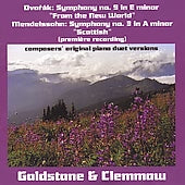 Dvorak, Mendelssohn: Symphonies / Goldstone, Clemnow