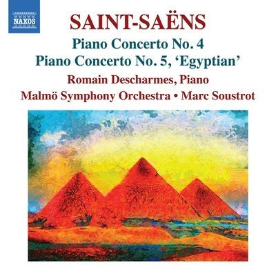 Saint-Saens: Piano Concertos 4 & 5 / Descharmes, Soustrot, Malmo Symphony