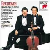 Beethoven: Sonatas For Cello & Piano Vol 3 / Ma, Ax