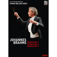 Brahms: Symphonies Nos. 1, 2 & 3 / Welser-Most, Cleveland Orchestra [Blu-ray]
