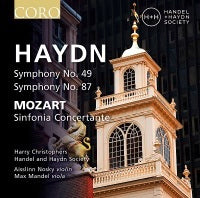 Haydn: Symphonies Nos. 49 & 87 - Mozart: Sinfonia Concertante / Christophers, Handel and Haydn Society