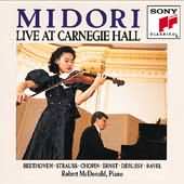Midori Live At Carnegie Hall