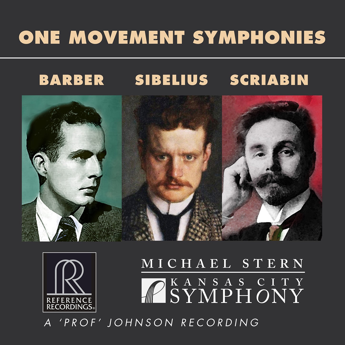 Barber, Sibelius, & Scriabin: One Movement Symphonies / Stern, Kansas City Symphony