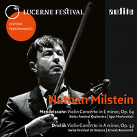 Mendelssohn & Dvorak: Violin Concertos / Milstein, Ansermet, Swiss Festival Orchestra