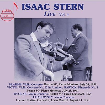 Isaac Stern Live, Vol. 4 / Isaac Stern, Boston Symphony