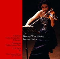 Schubert, Schumann & Bach: Violin Sonatas / Wha-Chung, Golan