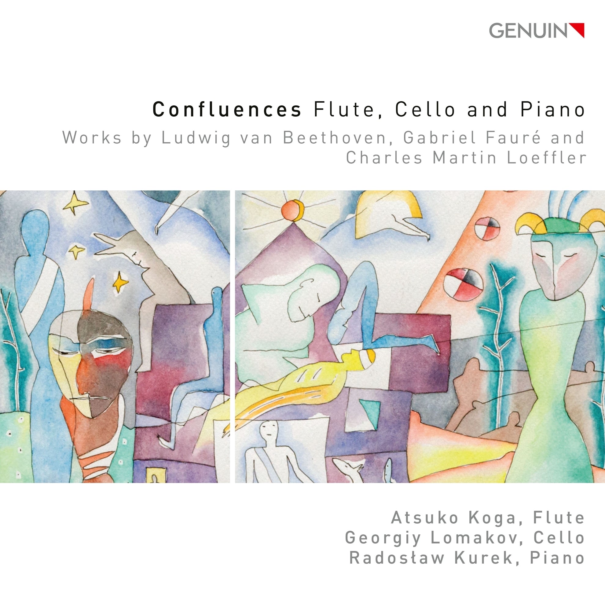 Confluences: Flute, Cello and Piano / Atsuko Koga, Georgiy Lomakov, Radosław Kurek