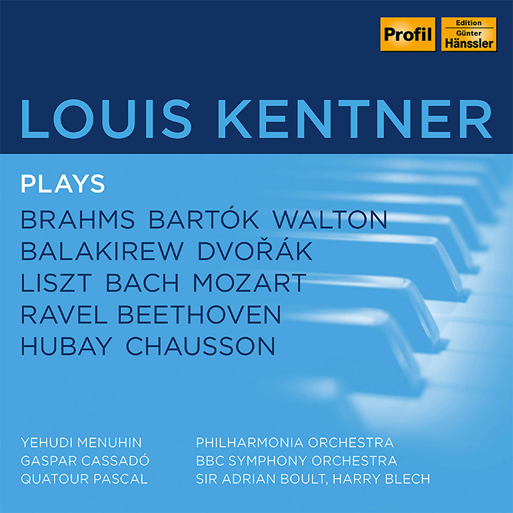 Louis Kentner plays Brahms, Bartok, Walton, Balakirew, Dvorak, et al