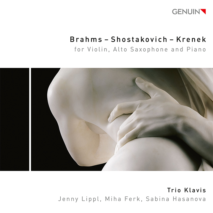 Brahms,  Shostakovich & Krenek: Trios for Violin, Alto Sax, and Piano / Trio Klavis