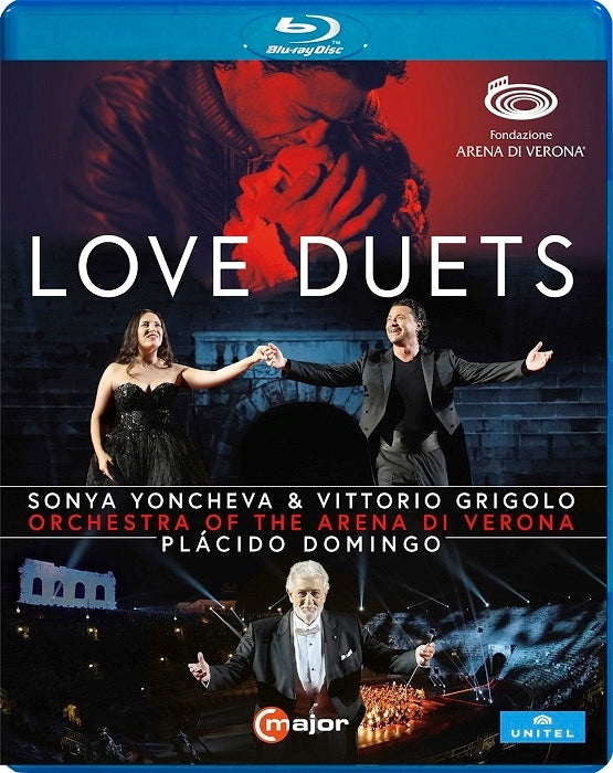 Love Duets / Yoncheva, Grigolo, Domingo, Arena di Verona Orchestra [Blu-ray]