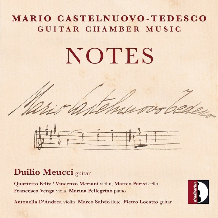 Castelnuovo-Tedesco: Notes - Guitar Chamber Music / Meucci