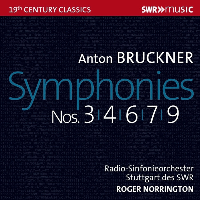Bruckner: Symphonies Nos. 3, 4, 6, 7 & 9 / Norrington, WDR Sinfonieorchester Köln