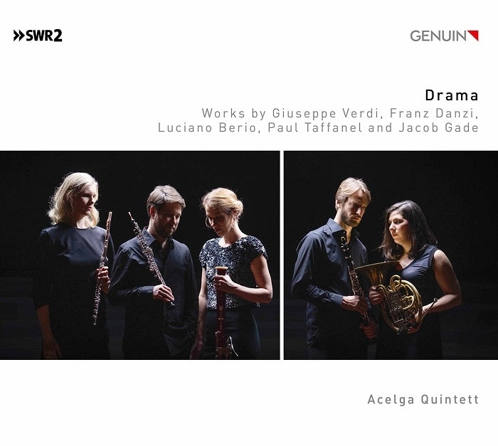Drama - Works by Giuseppe Verdi, Franz Danzi, Luciano Berio, Paul Taffanel and Jacob Gade / Acelga Quintett