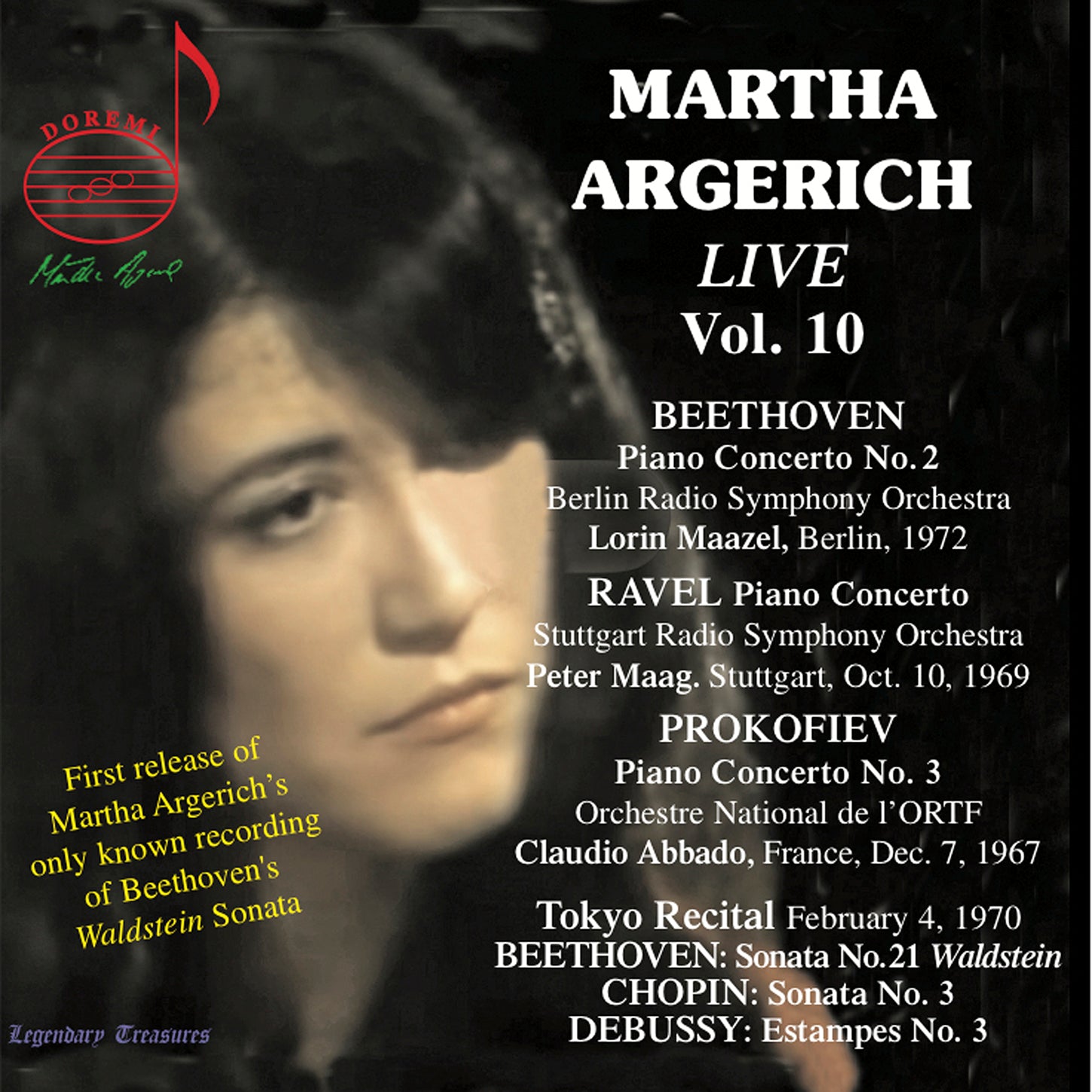 Martha Argerich Live, Vol. 10: From Beethoven's Waldstein to Prokofiev's Concerto no. 3