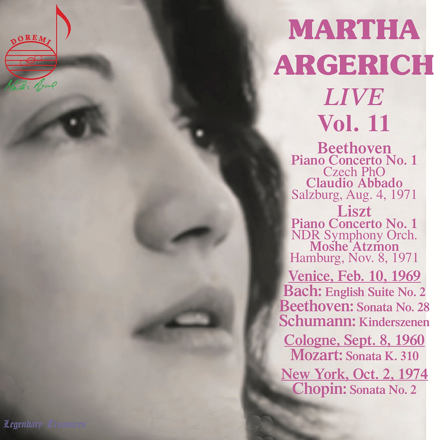 Martha Argerich Live, Vol. 11: Concerti, Suites, Sonatas & Szenen