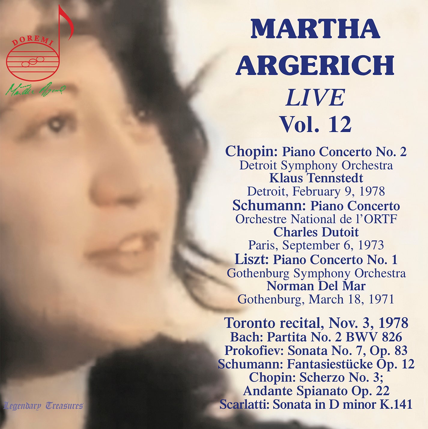 Martha Argerich Live, Vol. 12: Chopin, Schumann & Liszt Concerti & More