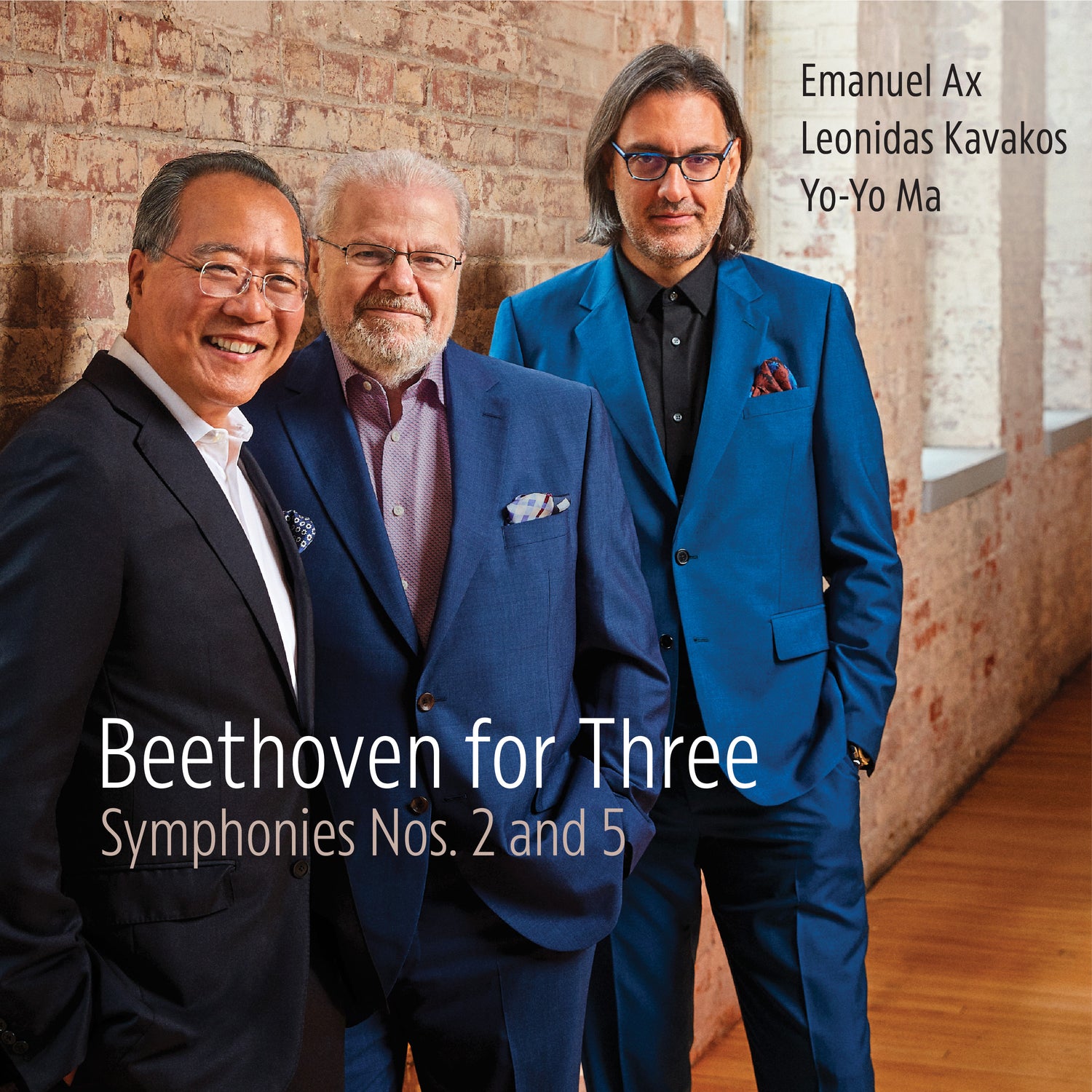 Beethoven for Three: Symphonies Nos. 2 and 5 / Yo-Yo Ma, Kavakos, Ax