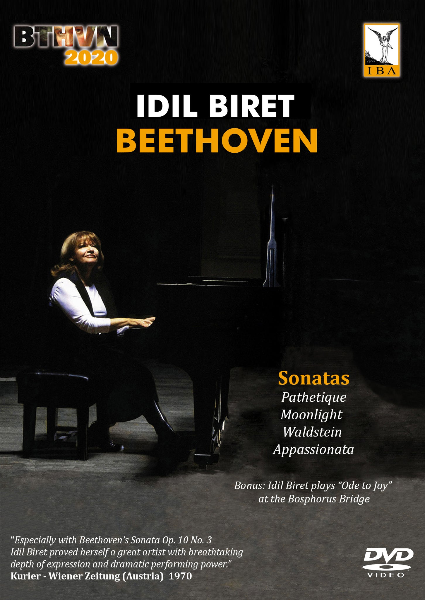 Beethoven: Sonatas: Pathetique - Moonlight - Waldstein - Appassionata / Biret [DVD]