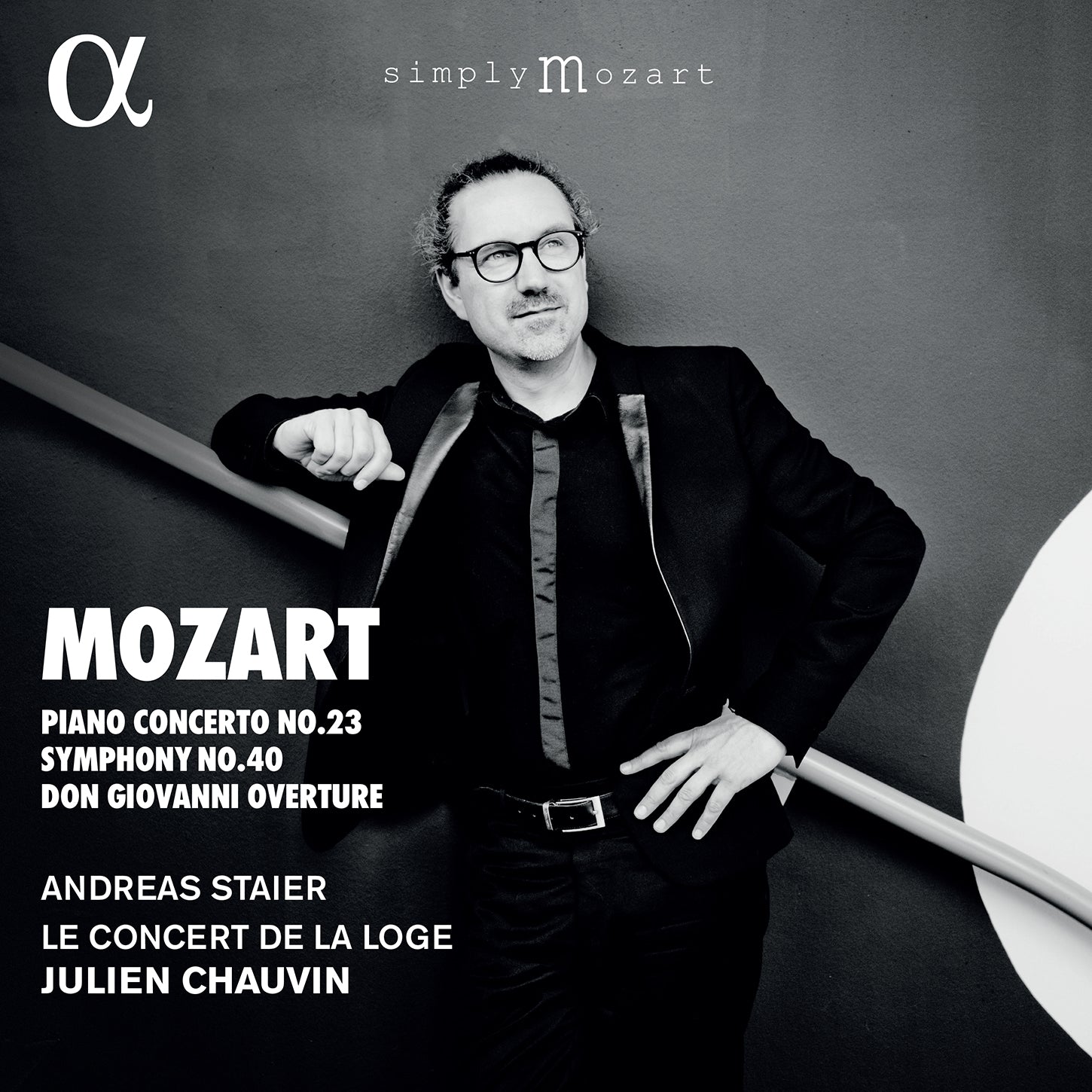 Mozart: Piano Concerto No. 23; Symphony No. 40 / Staier, Chauvin, Concert de la Loge