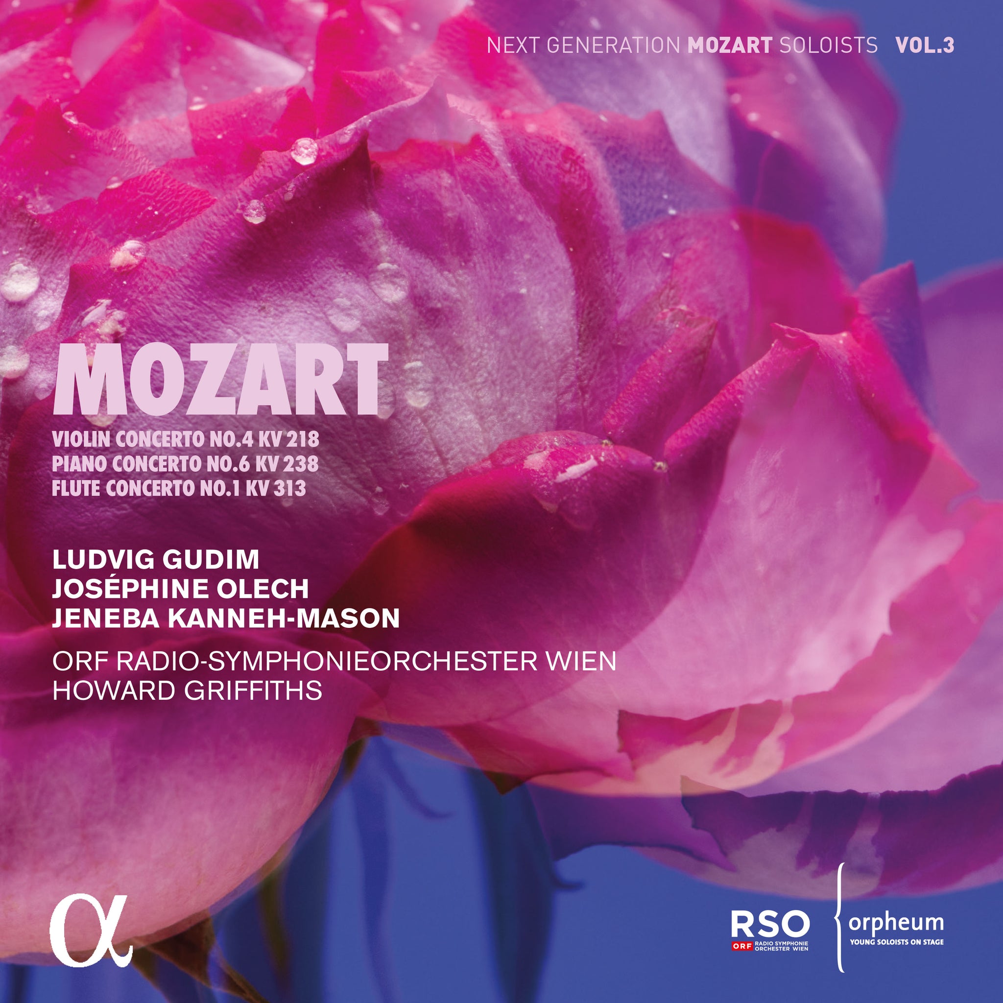 Mozart: Concertos for Flute, Violin & Piano / Gudim, Olech, Kanneh-Mason et al.