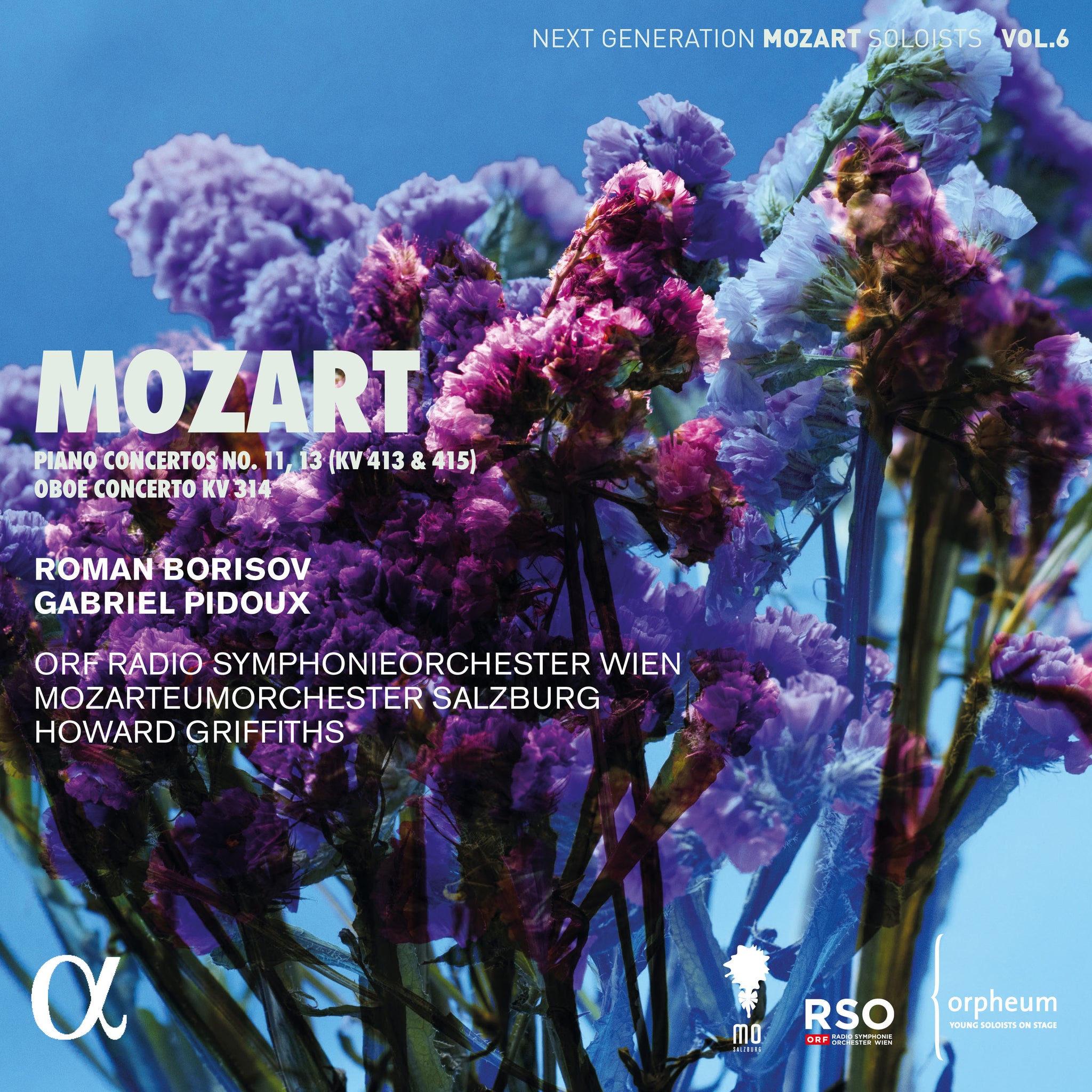 Mozart: Piano Concertos Nos. 11 & 13; Oboe Concerto / Borisov, Pidoux, Griffiths