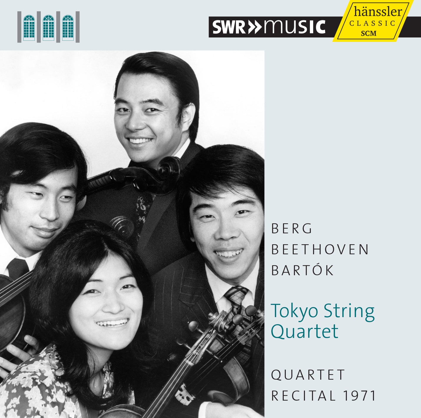 Beethoven, Bartók, Berg: Quartet Recital 1971 / Tokyo String Quartet