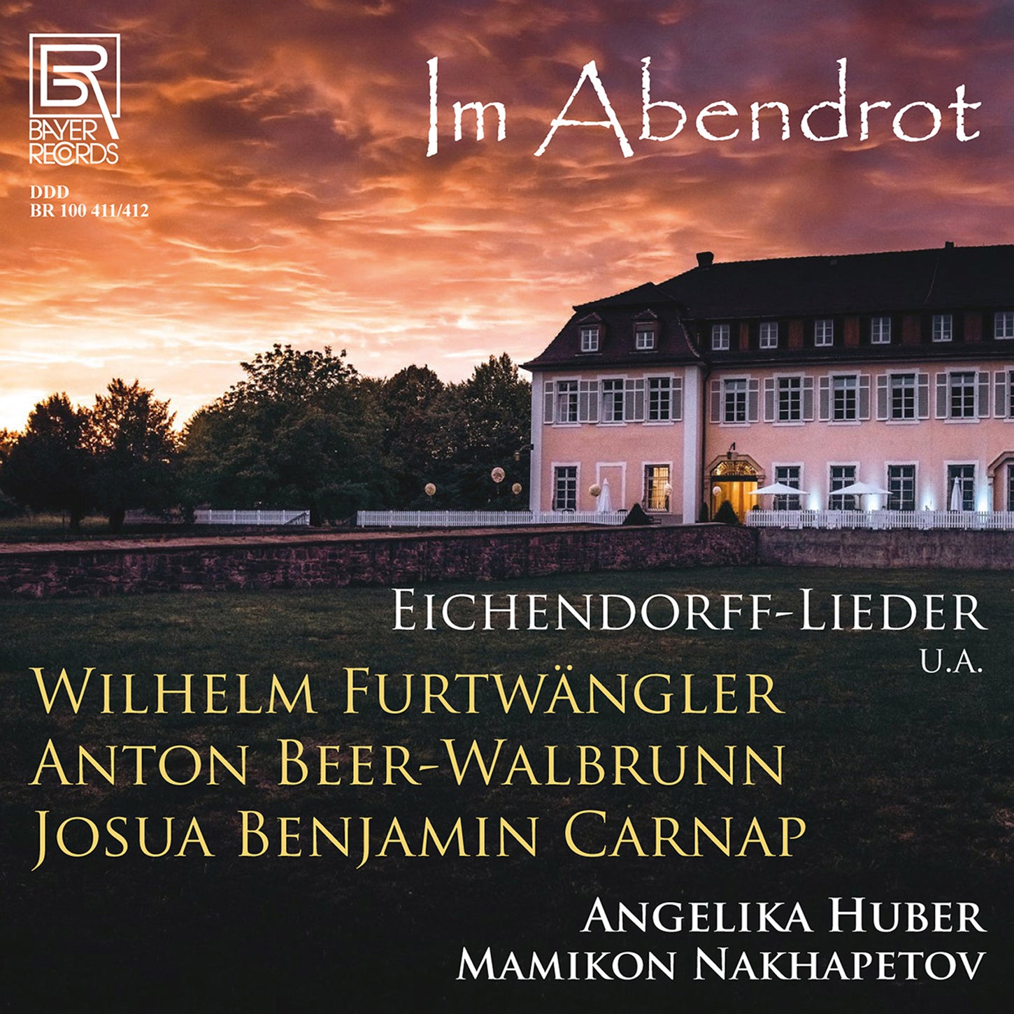 Beer-Walbrunn, Carnap & Furtwängler: At Sunset - Lieder / Huber, Nakhapetov
