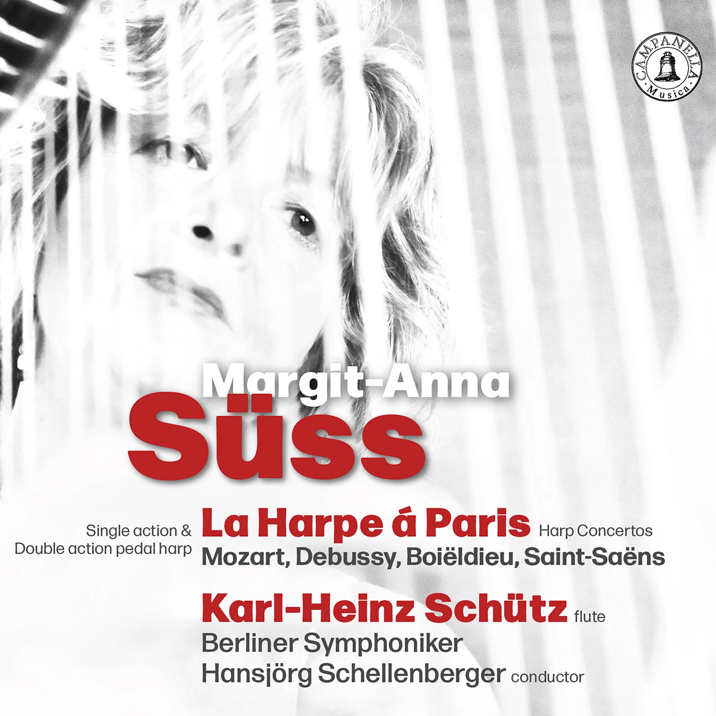 Boieldieu, Debussy, Mozart & Saint-Saëns: La Harpe a Paris / Süss, Berlin SO