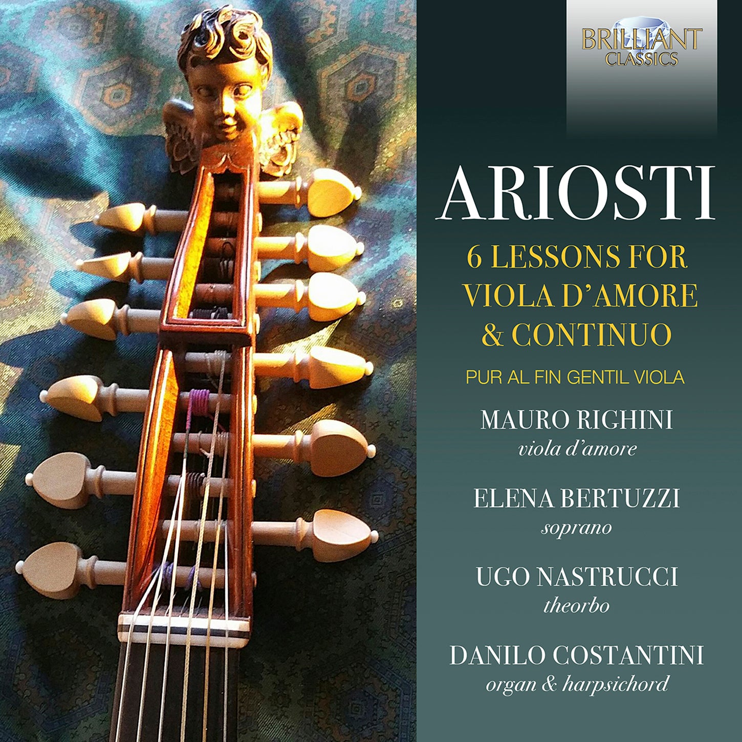 Ariosti: 6 Lessons for Viola d'Amore & Continuo / Bertuzzi, Nastrucci, Constantini, Righini