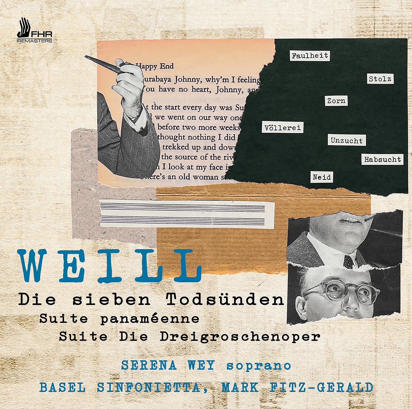 Weill: Threepenny Opera Suite & 7 Deadly Sins / Wey, Fitz-Gerald, Basel Sinfonietta