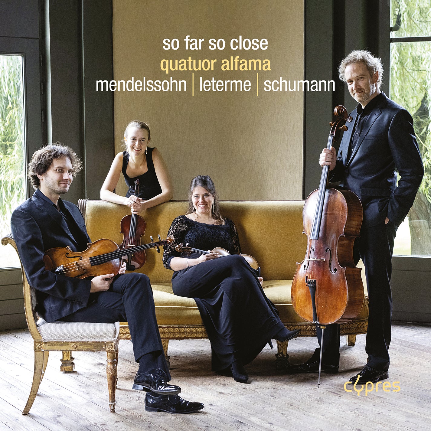 Leterme, Mendelssohn & R. Schumann: So Far So Close / Alfama Quartet