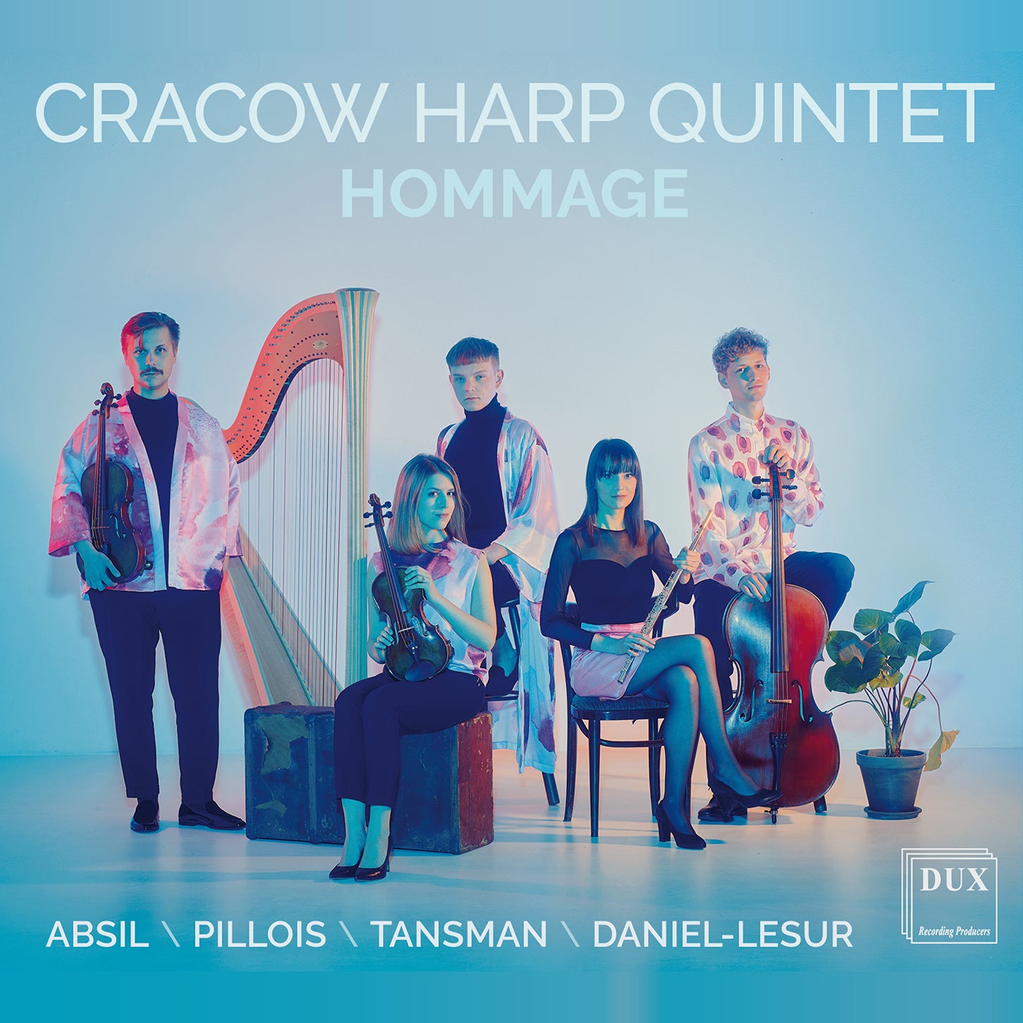 Absil, Daniel-Lesur, Pillois & Tansman: Hommage / Cracow Harp Quintet