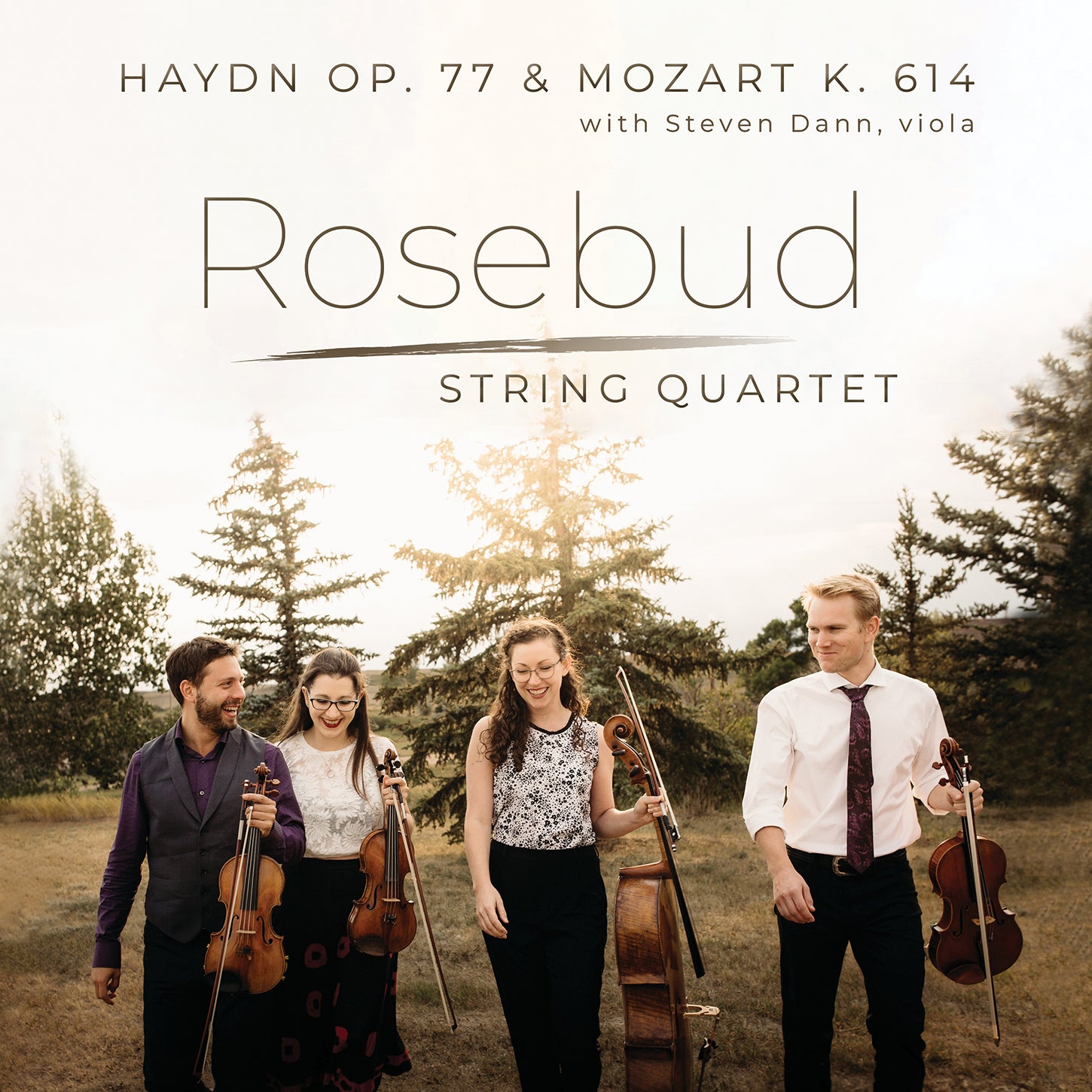 Haydn: String Quartets, Op. 77 - Mozart: String Quintet, K. 614 / Rosebud String Quartet